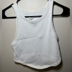 White Crop top; No brand; One Size
